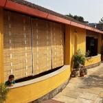 View of the curved verandah